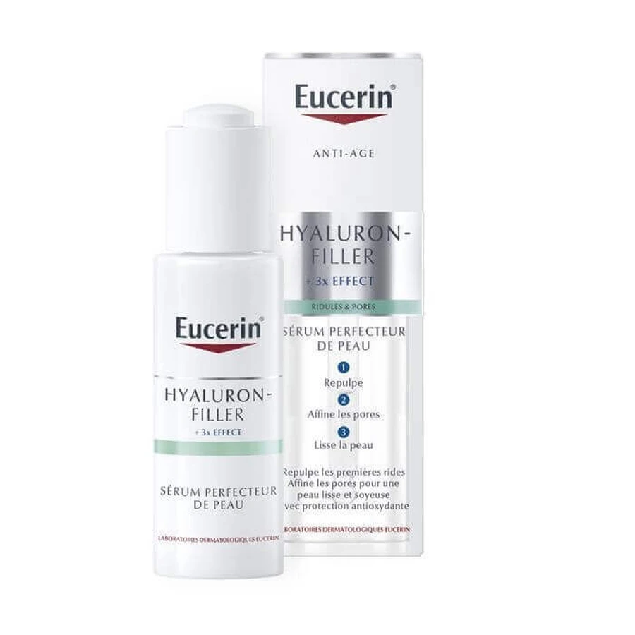 Eucerin Hyaluron-Filler + 3x Effect Light сыворотка для очищения пор, 30 мл: цены и характеристики