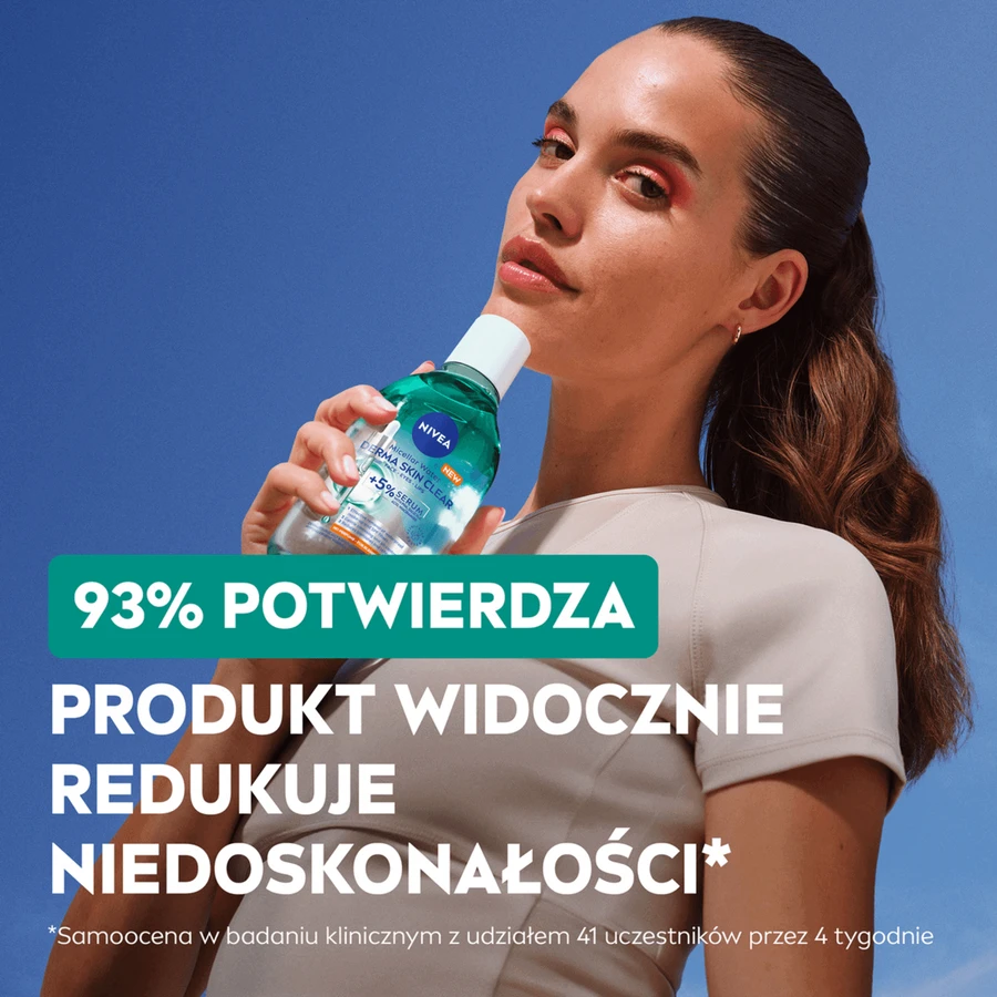 Nivea Derma Skin Clear, разглаживающий мицеллярный лосьон с 5% сывороткой, 400 мл: цены и характеристики