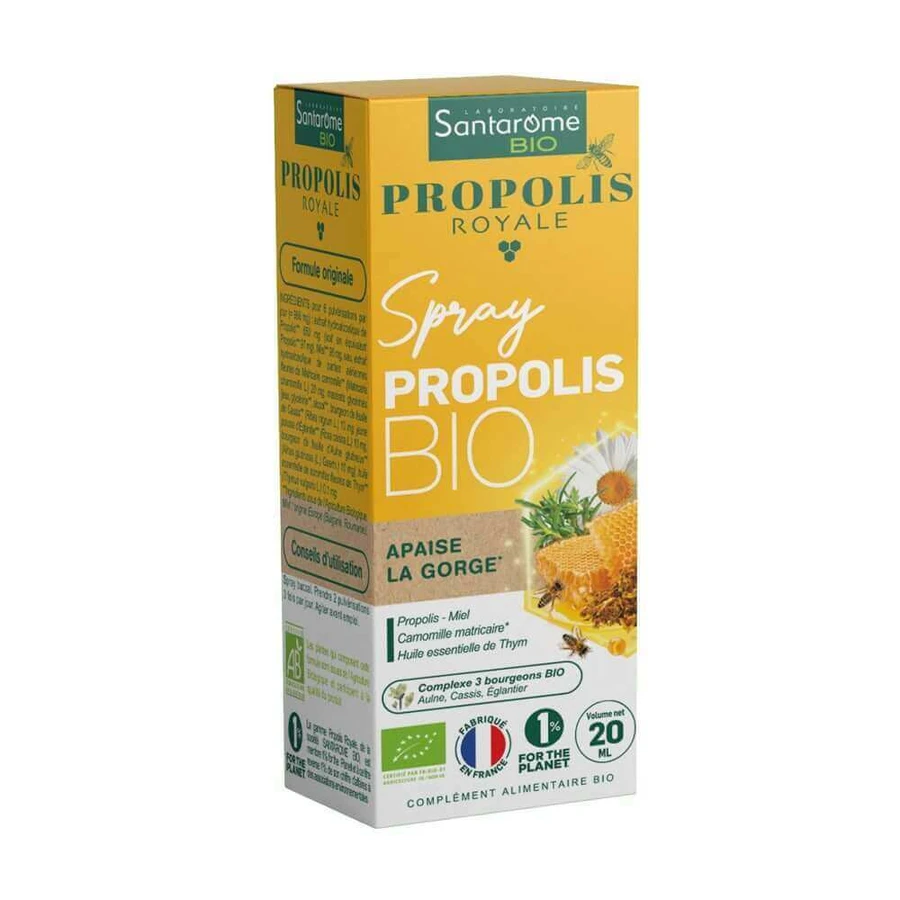 Santarome Propolis Royale органический спрей тройного действия 125 мл: цены и характеристики