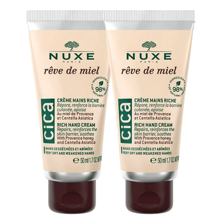 Nuxe Reve de Miel Cica, крем для рук и ногтей, 2 x 50 мл: цены и характеристики