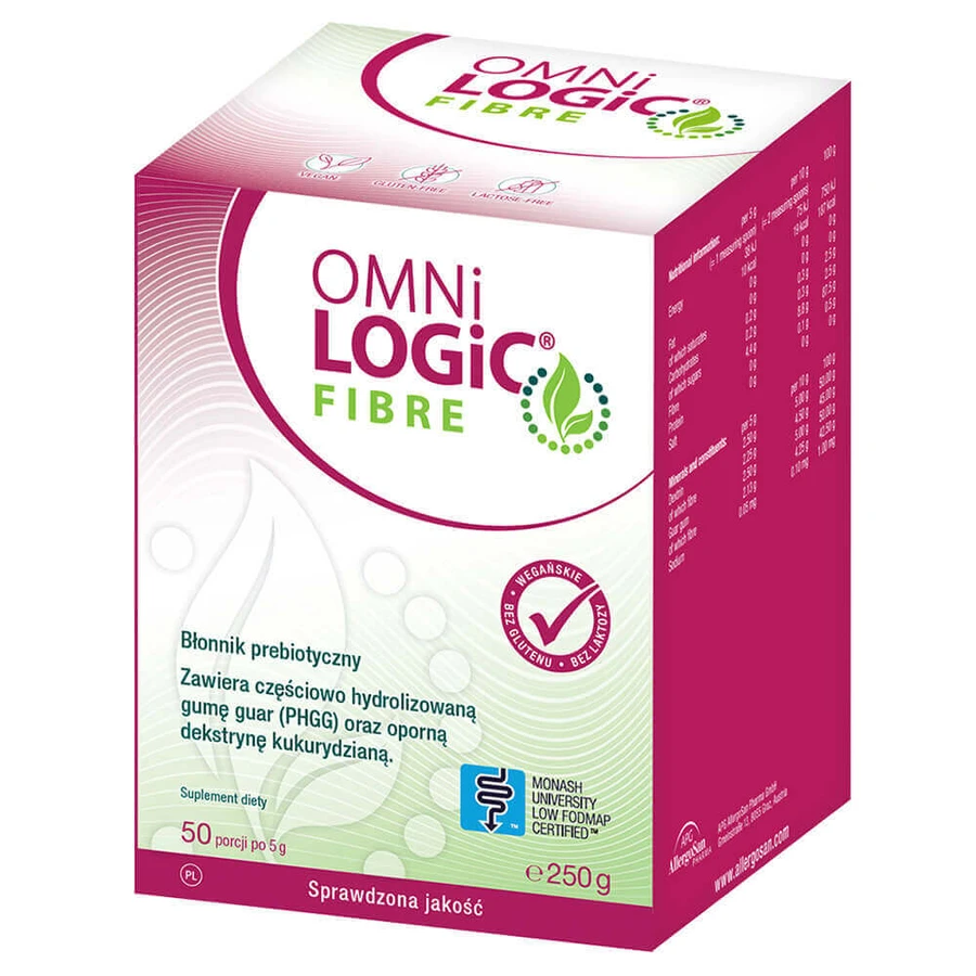 OmniLogic Fibre, натуральна клітковина, порошок, 250 г: ціни та характеристики