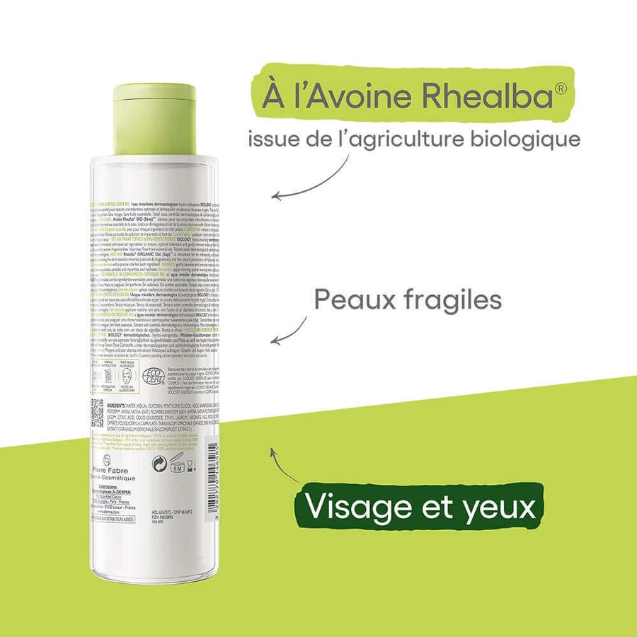 A-Derma Biology Organic hydra cleansing micellar water 200 ml: цены и характеристики