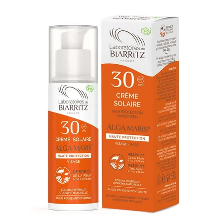 Laboratoires De Biarritz Sun Products Солнцезащитное средство для лица SPF30 Bio 50 мл: цены и характеристики
