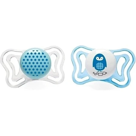 CHICCO Physio Light силиконовая пустышка для мальчика - точки/тыква 2 шт, 2-6 м+ 1×2 шт, ортодонтическая пустышка: цены и характеристики