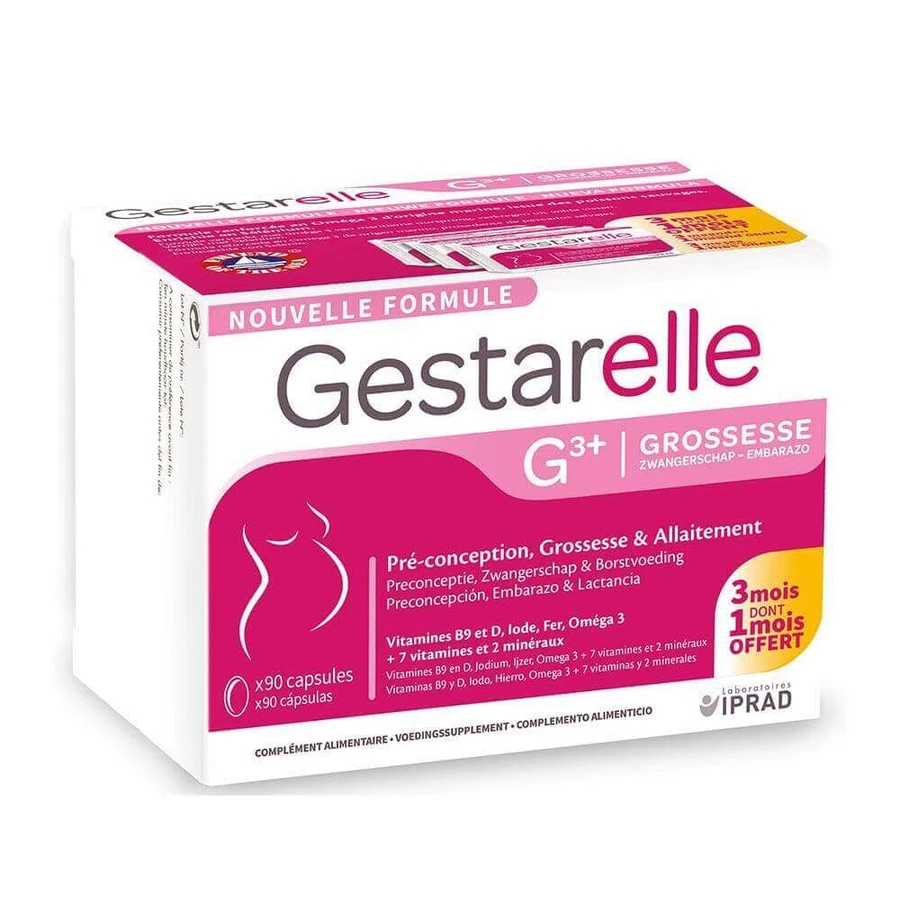 Iprad Gestarelle G3+ до зачаття, вагітність та лактація 90 капсул: ціни та характеристики