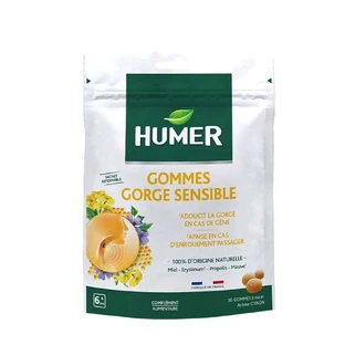 Жвачка Humer Sensitive Throat Aroma Lemon x30