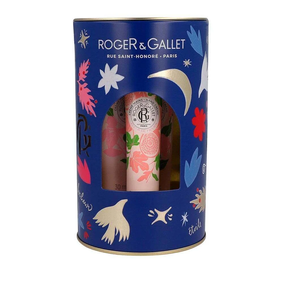 Roger & Gallet Подарочный набор Благотворный крем для рук Цветок инжира + Имбирь + Роза 3х30 мл: цены и характеристики