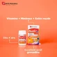 Forté Pharma Multivit'4G Дитячі мультивітамінні мінерали, збагачені кальцієм 60 жувальних таблеток