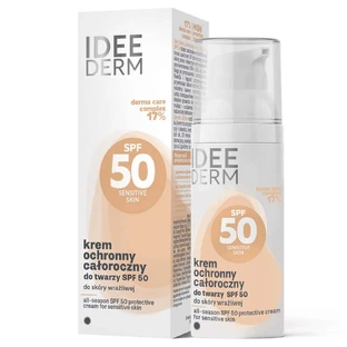 Idee Derm, крем для захисту обличчя, цілорічний, SPF 50, 50 мл