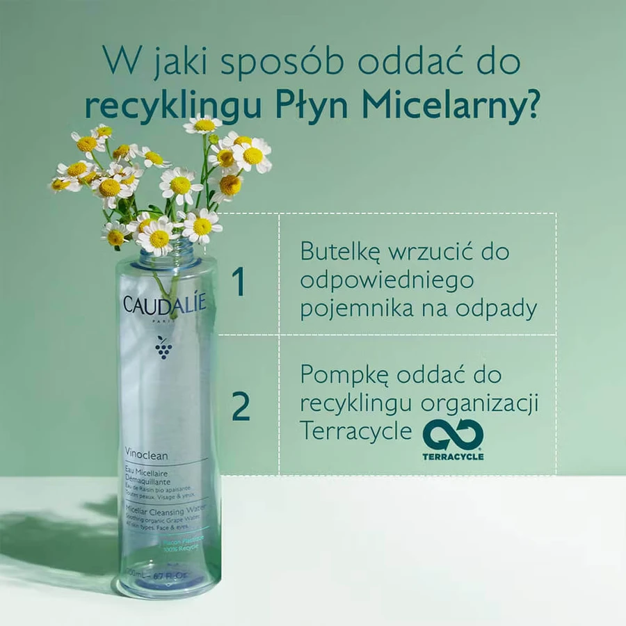 Caudalie Vinoclean, міцелярна рідина для зняття макіяжу, 200 мл: ціни та характеристики