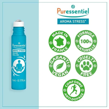 Puressentiel Aroma Stress Roller с 12 эфирными маслами 5 мл: цены и характеристики