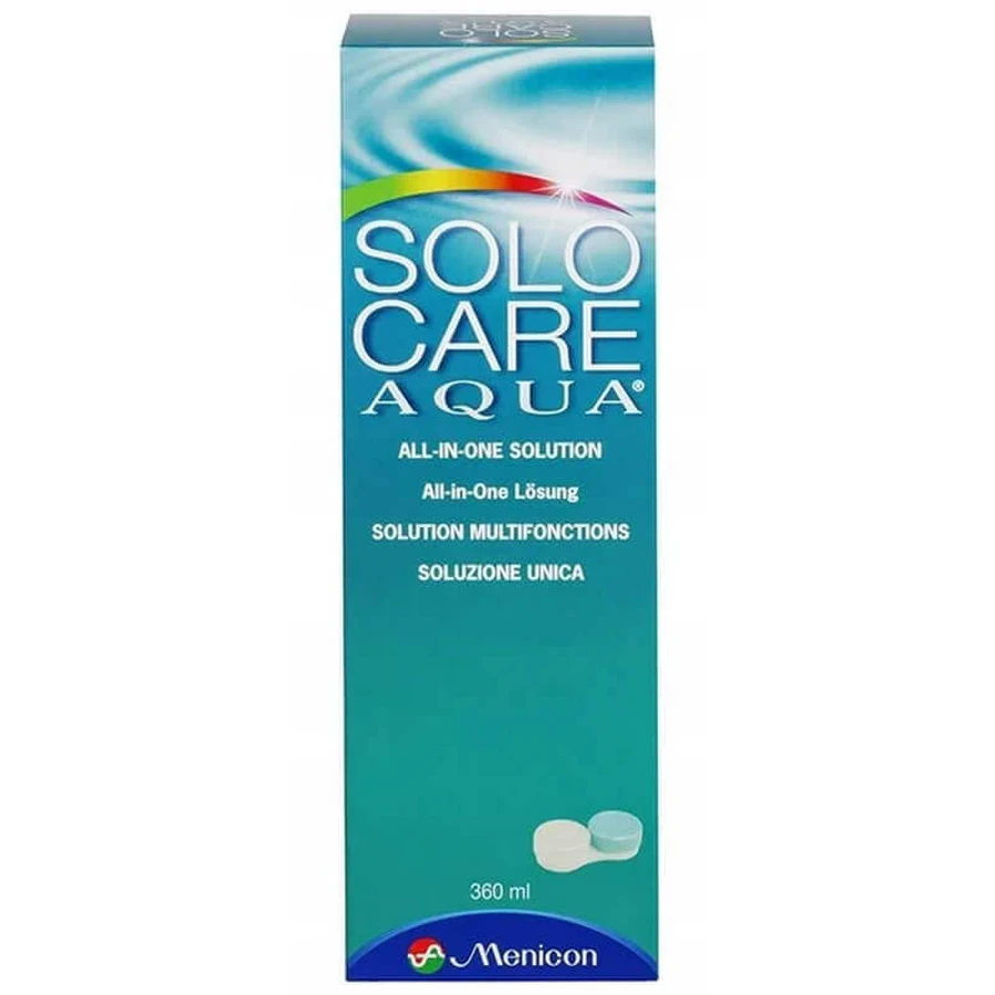 Solo Care Agua, розчин для лінз, 360 мл: ціни та характеристики