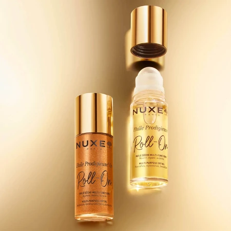 Nuxe Huile Prodigieuse Or, суха олія із золотими частинками для тіла, обличчя та волосся, рулонна, 60 мл: ціни та характеристики