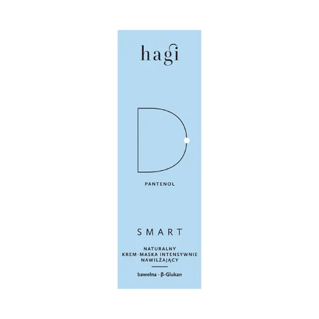Набір Hagi Smart D, маска-крем для інтенсивного зволоження, 50 мл + Smart B, крем для обличчя натуральний з бумбаком, заспокійливий, 100 мл за 1 копійку: ціни та характеристики