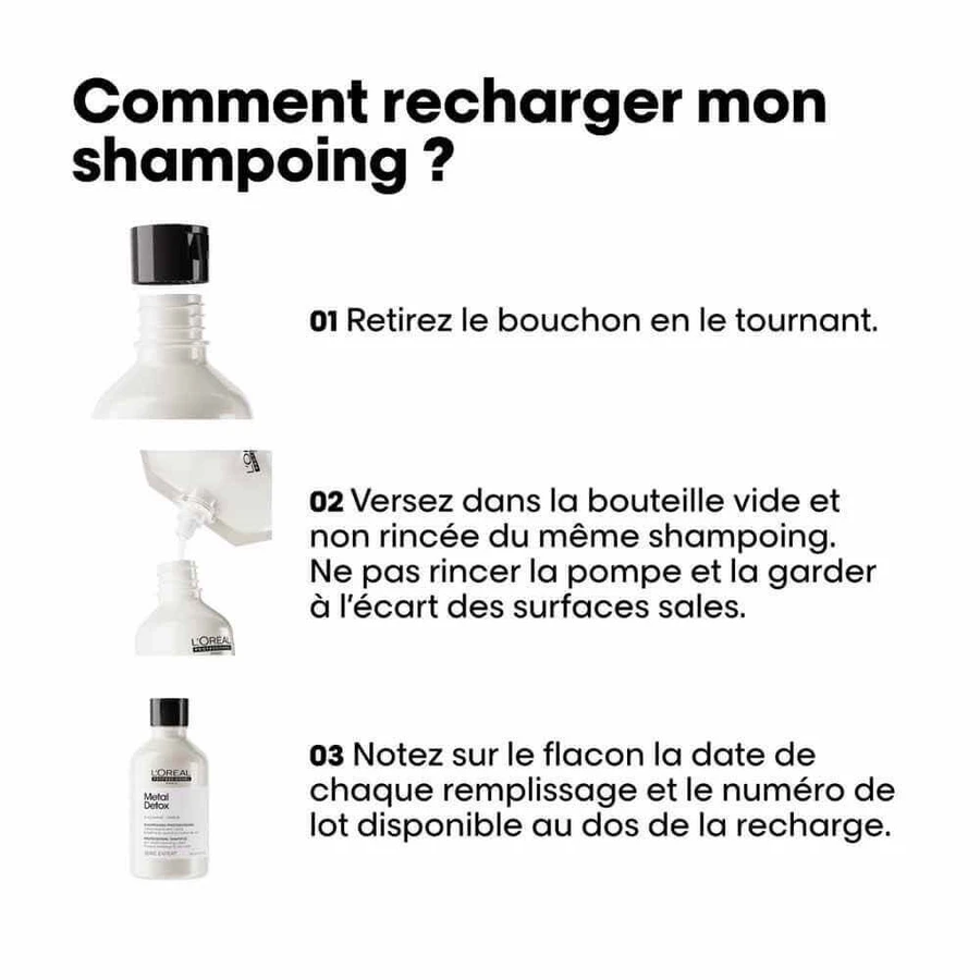 L'Oréal Professionnel Metal Detox Refill Антиметаллический шампунь 500 мл: цены и характеристики