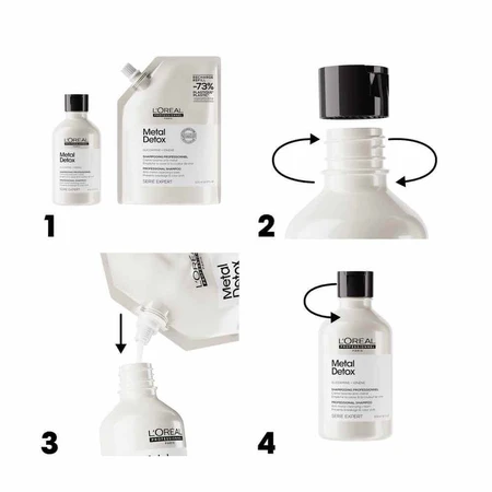 L'Oréal Professionnel Metal Detox Refill Антиметаллический шампунь 500 мл: цены и характеристики