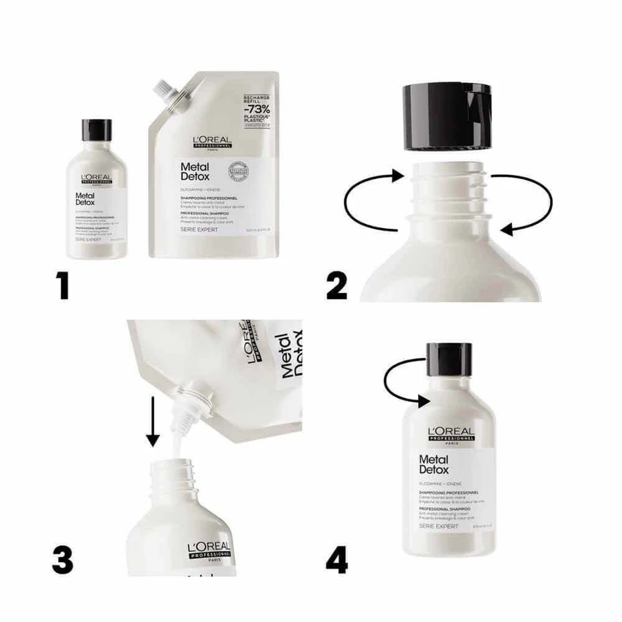 L'Oréal Professionnel Metal Detox Refill Антиметаллический шампунь 500 мл: цены и характеристики
