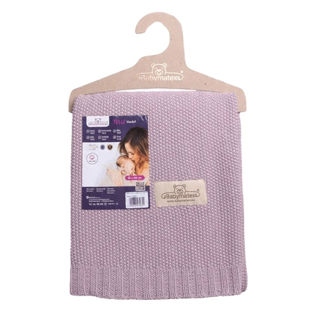 BabyMatex, Одеяло хлопковое Tully, 80 см x 100 см, пудрово-розовый: цены и характеристики
