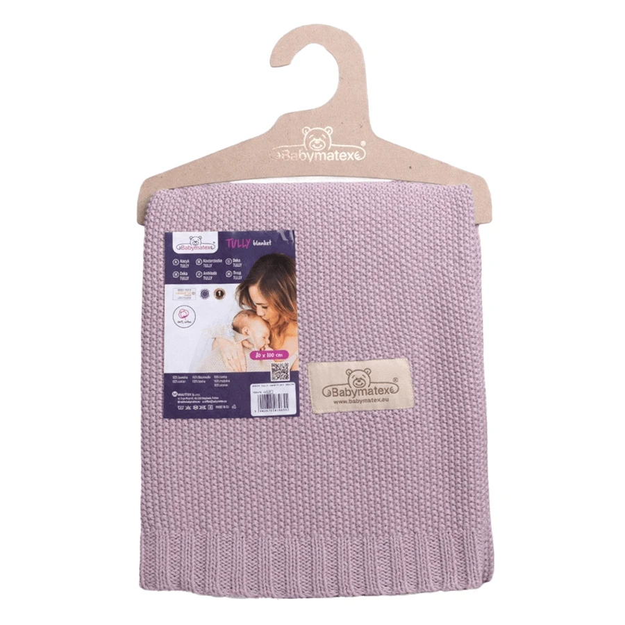 BabyMatex, Одеяло хлопковое Tully, 80 см x 100 см, пудрово-розовый: цены и характеристики