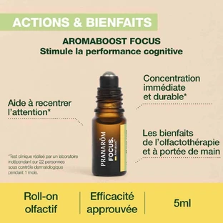 Pranarôm Aromaboost Focus Bio Roll-On 5ml