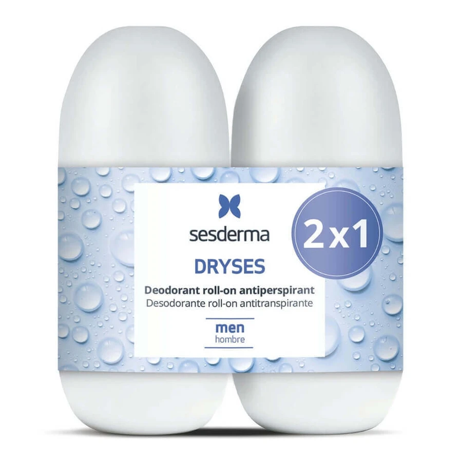 Sesderma Dryses, роликовый дезодорант для мужчин, 2 x 75 мл: цены и характеристики