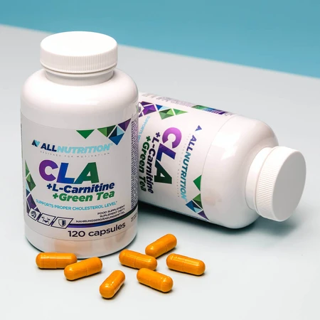 Allnutrition CLA + L-карнітин + зелений чай, 120 капсул: ціни та характеристики