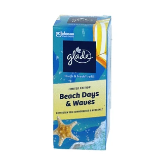 Glade Beach Days amp; Waves Багаторазовий освіжувач для кімнати, 10 мл