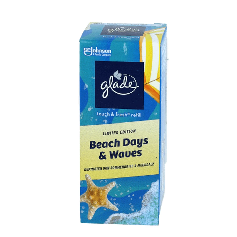 Glade Beach Days amp; Waves Багаторазовий освіжувач для кімнати, 10 мл: ціни та характеристики