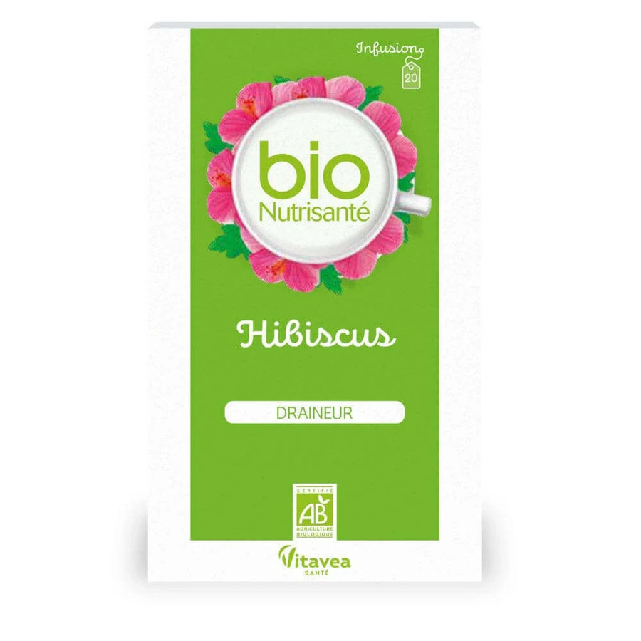 Vitavea Santé BioNutrisanté Настой Гибискуса Draineur 20 саше: цены и характеристики