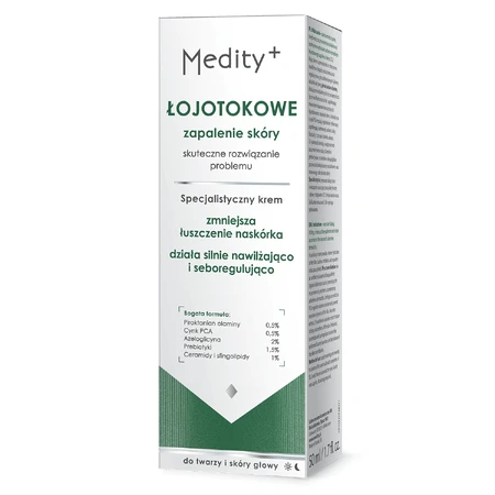 Ava Medity+ Seborrhoeic Dermatitis, специализированный крем для лица и кожи головы, 50 мл: цены и характеристики