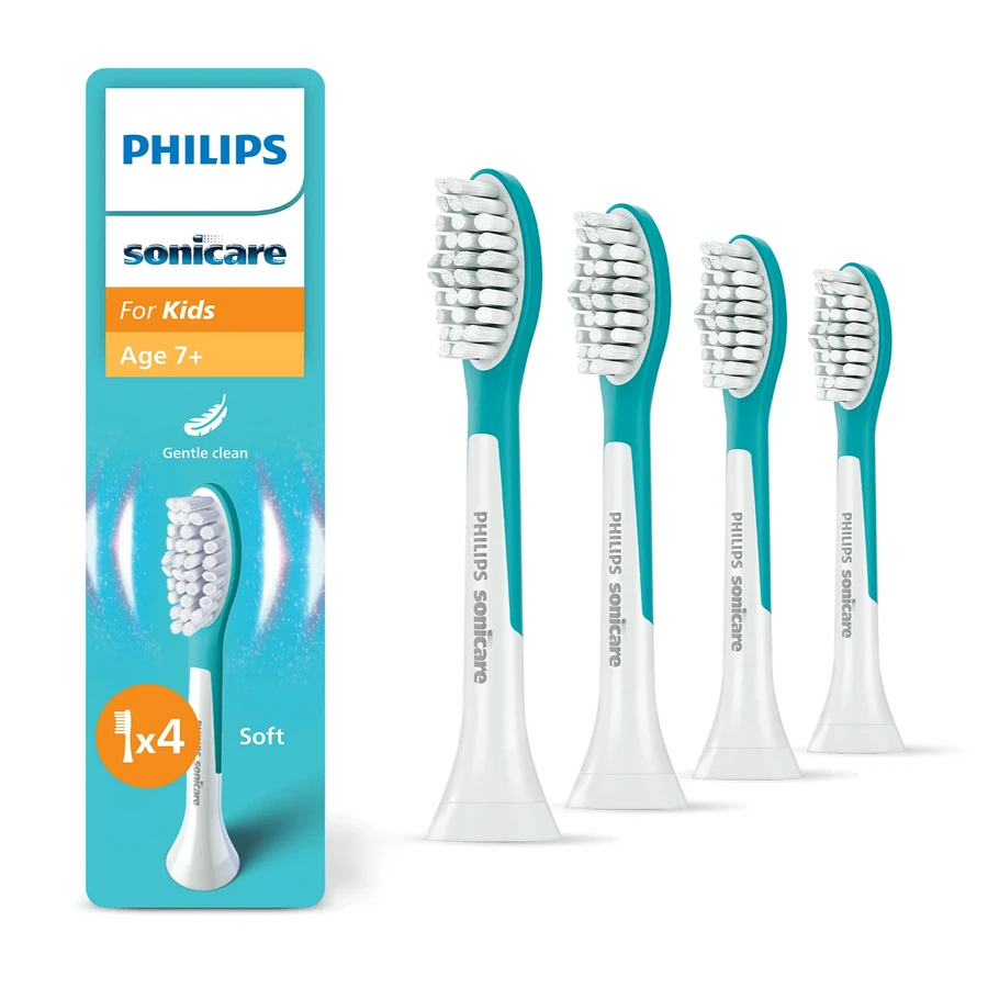 Наполнители для зубной щетки Sonicare Kids, 7 лет+, HX6044/90, 4 штуки, Philips: цены и характеристики