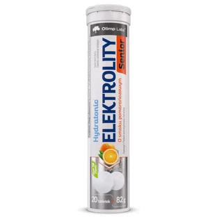 Olimp Hydratonic Elektrolity Senior, апельсиновий смак, 20 шипучих таблеток