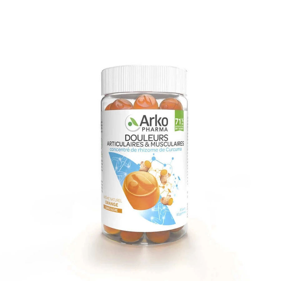 Arkopharma Phyto Joint and Muscle Pain Gummies x60: цены и характеристики