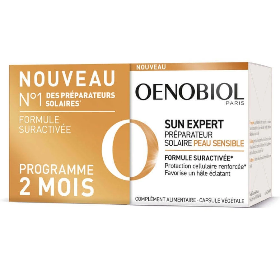 Oenobiol Sun Expert Sun Preparer Sensitive Skin 2x30 капсул: цены и характеристики