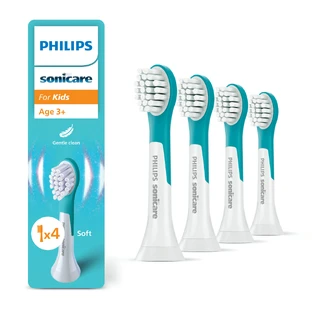 Насадки для дитячої зубної щітки Sonicare, 3 роки+, HX6034/90, 4 штуки, Philips