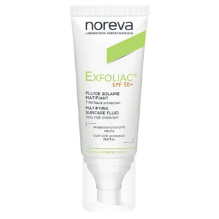 Noreva Ексфоліативний сонцезахисний флюїд SPF 50+ 40 мл