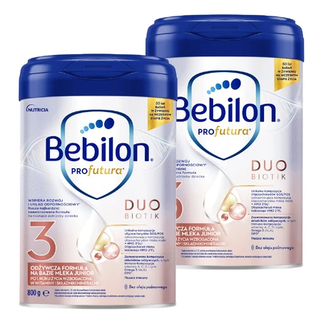 Набор Bebilon Profutura DuoBiotik 3, питательная смесь на основе молока, после 1 года, 2 x 800 г: цены и характеристики