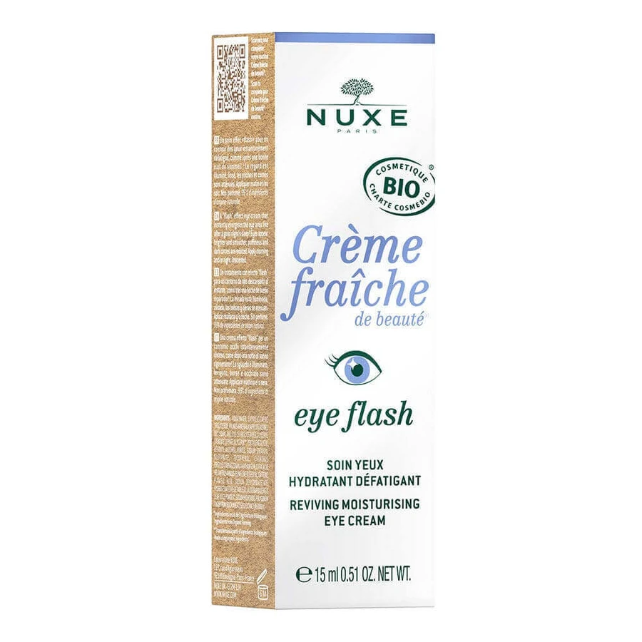 Nuxe Creme Fraîche De Beaute Антиусталостный увлажняющий уход для глаз Flash Organic 15 мл: цены и характеристики