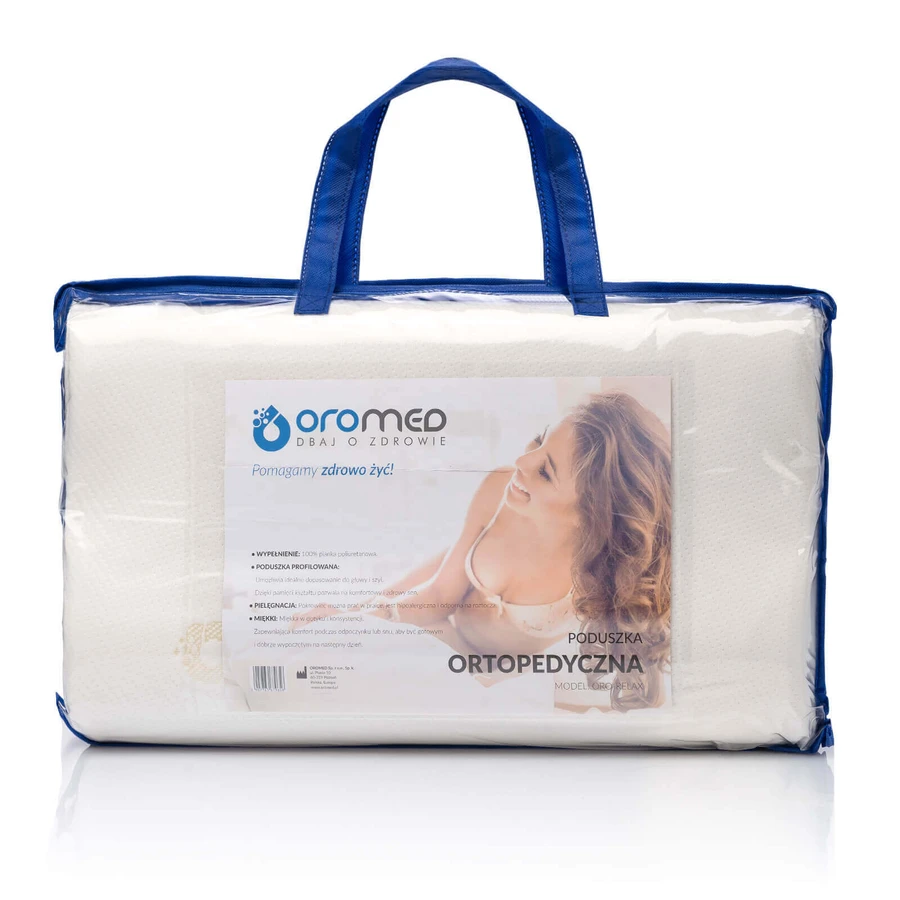 Ортопедическая подушка Oromed ORO-RELAX 35x55x11/9 см: цены и характеристики