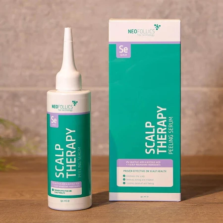 Набір Neofollics Scalp Therapy, трихологічний скраб, 90 мл + зволожуюча маска для шкіри голови, 175 мл + відлущуючий шампунь для шкіри голови, 250 мл за 1 копійку: ціни та характеристики