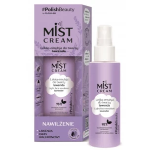 Flos Lek, Mistcream Emulsie facială ușoară, лавандова, 110 мл