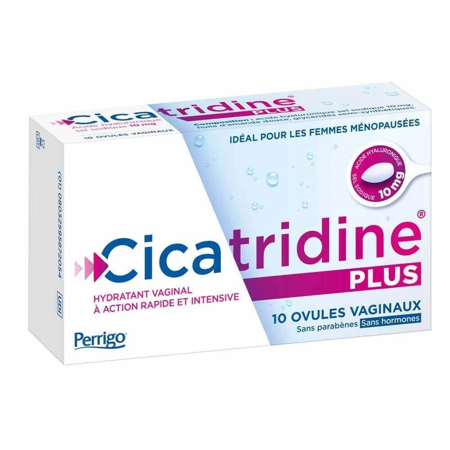 Cicatridine Plus Вагінальні супозиторії для загоєння та усунення сухості в інтимній зоні, 10 шт.: ціни та характеристики