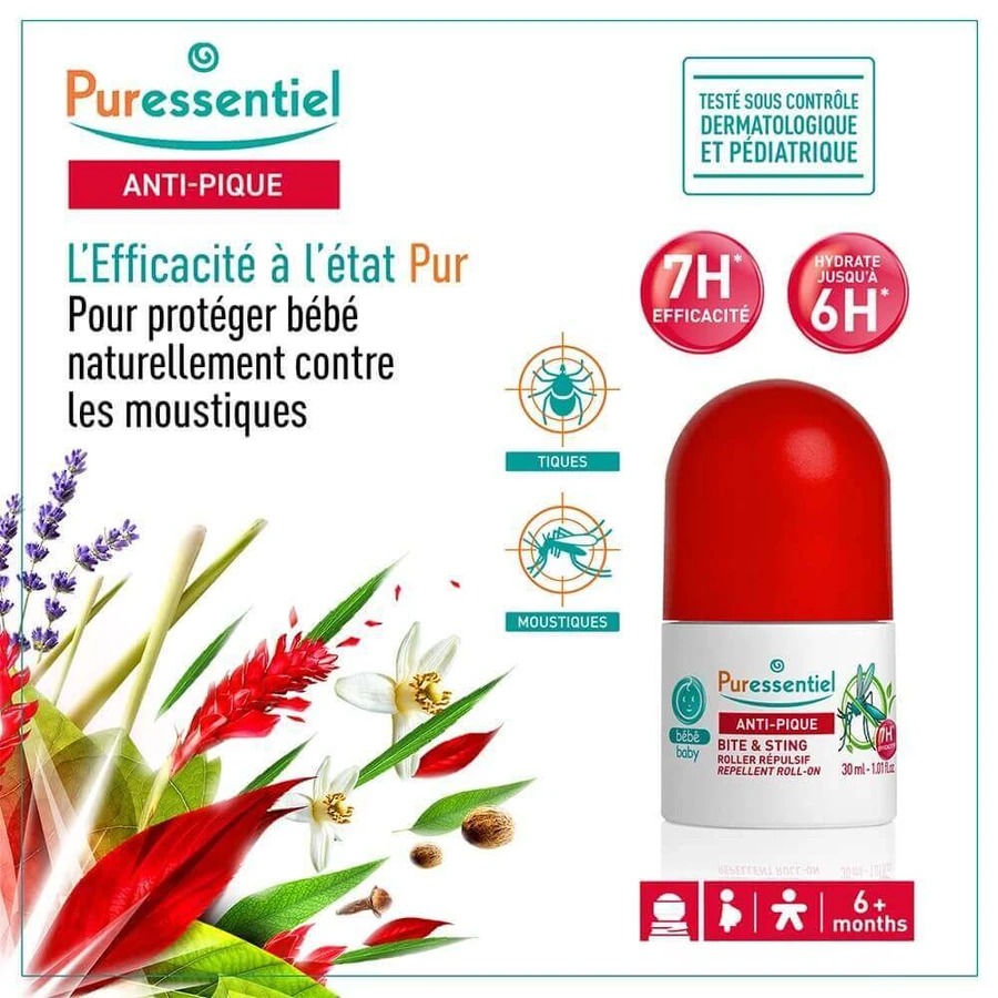 Puressentiel SOS засіб від укусів комах рулонний дитячий 30мл: ціни та характеристики