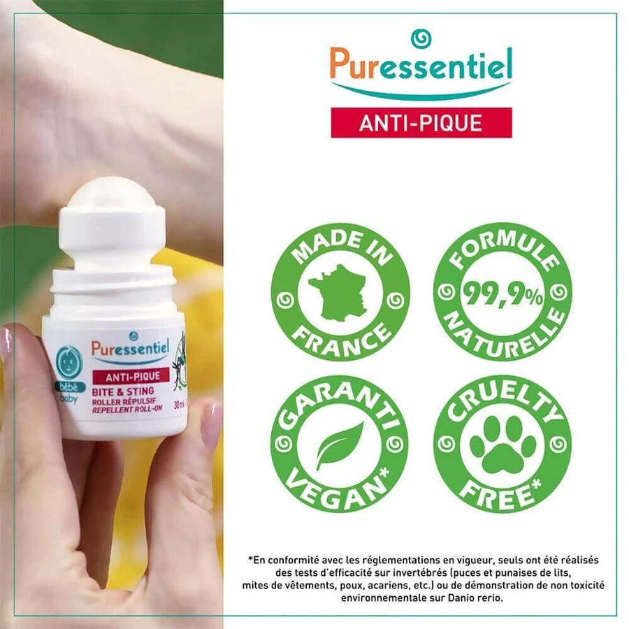 Puressentiel SOS засіб від укусів комах рулонний дитячий 30мл: ціни та характеристики