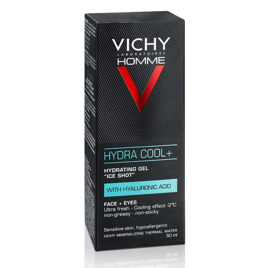 Зволожуючий гель для обличчя Vichy Men's Ice Effect Hydra Cool+ 50 мл: ціни та характеристики
