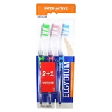 Зубна щітка Elgydium Trio Medium Inter-Active
