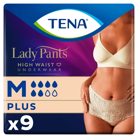 Tena Lady Pants Creme, поглинаючі трусики, розмір M, 75-105 см, Plus, 9 штук: ціни та характеристики