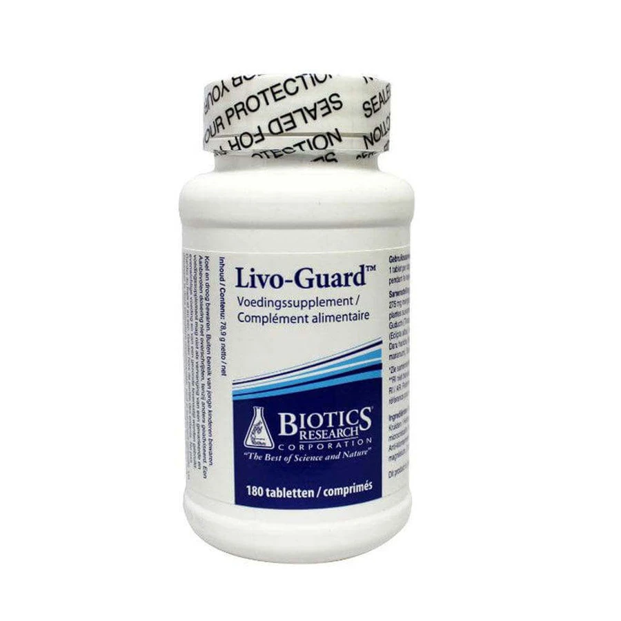 Biotics Research Livo Guard 180 таблеток: ціни та характеристики