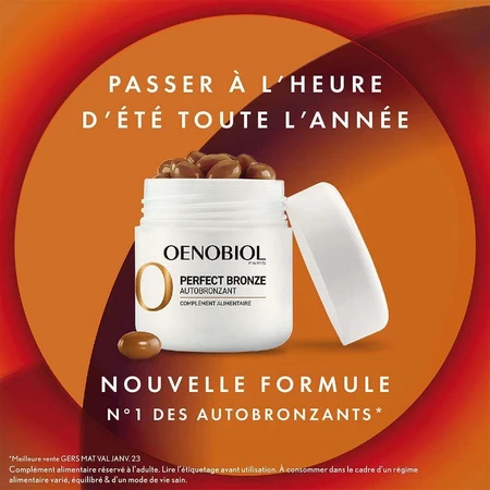 Автозагара Oenobiol Perfect Bronze Autoabbronzante, 30 капсул: цены и характеристики