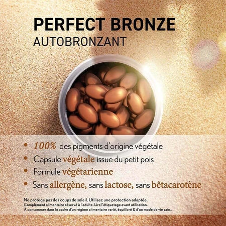 Автозагара Oenobiol Perfect Bronze Autoabbronzante, 30 капсул: цены и характеристики